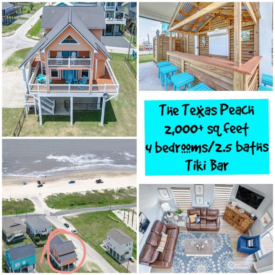 Spring Break Specials! Front Row Views - Tiki Bar - Playground Villa Bolivar Peninsula Exterior photo